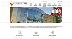 Desktop Screenshot of oufoundation.org